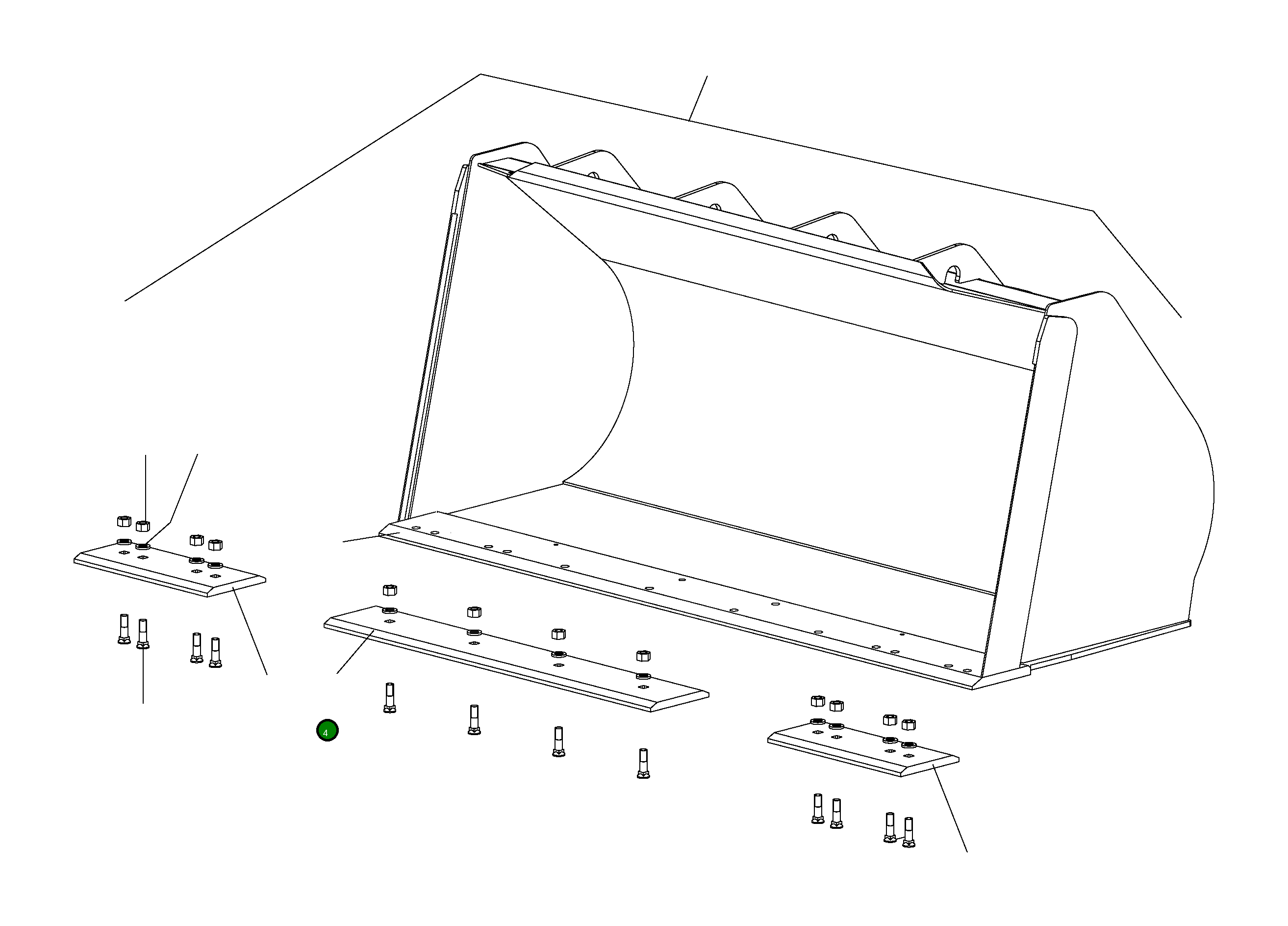 Внутренний отвал 416-71-H2290 Komatsu
