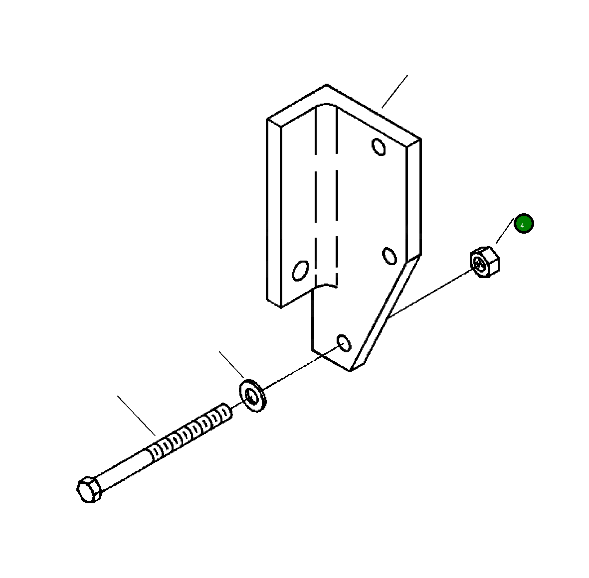 Гайка (3/8-16 UNC) 6560-81-7830 Komatsu