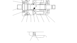 Вкладыш подшипника UC10206659411 Komatsu