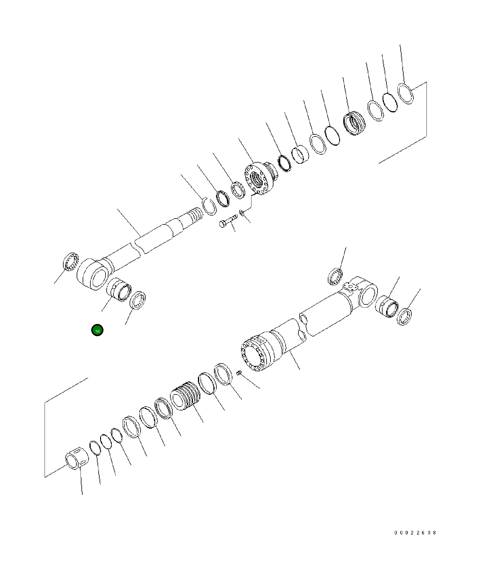 Втулка 707-76-90620 Komatsu