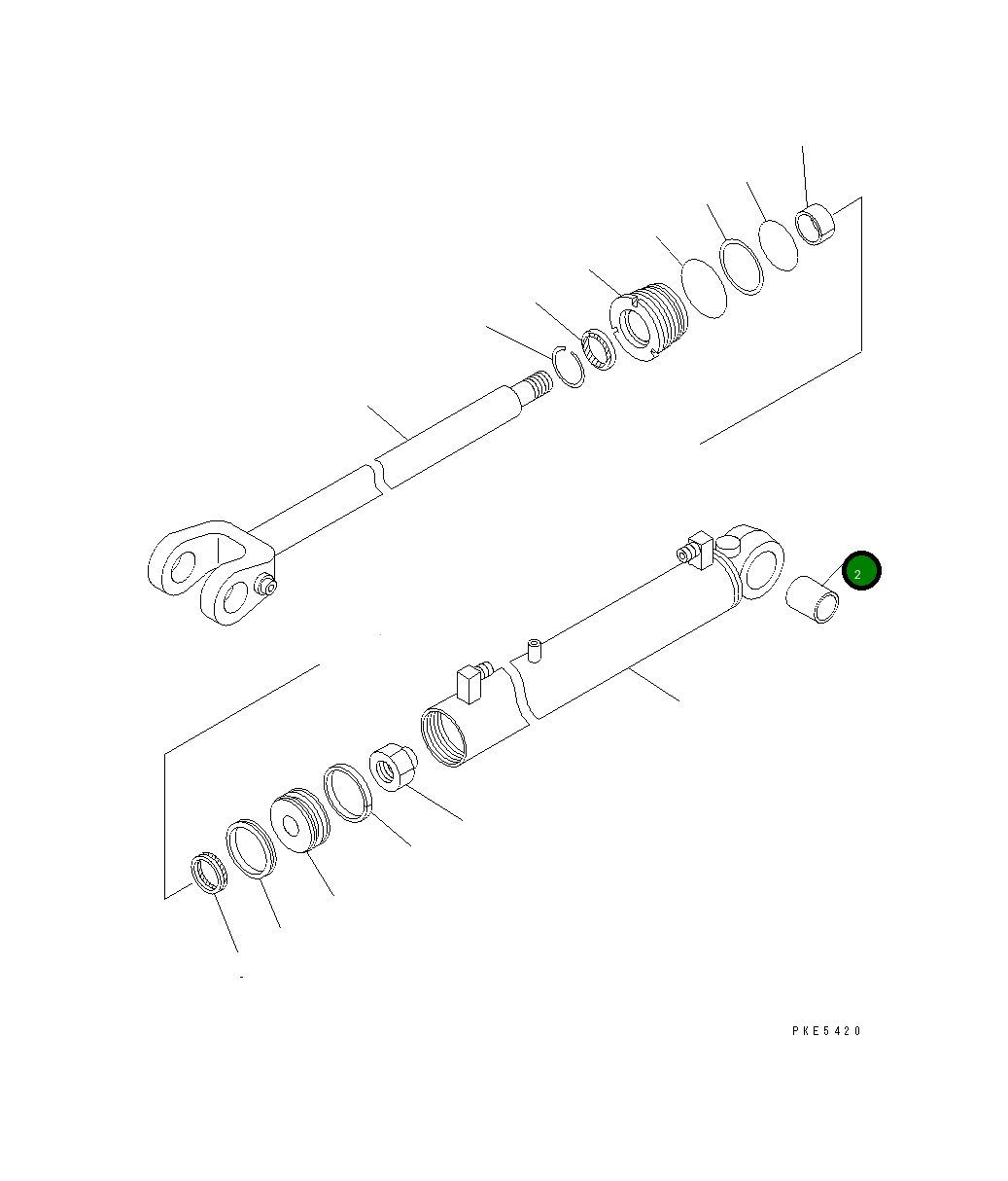 Втулка 707-76-55170 Komatsu