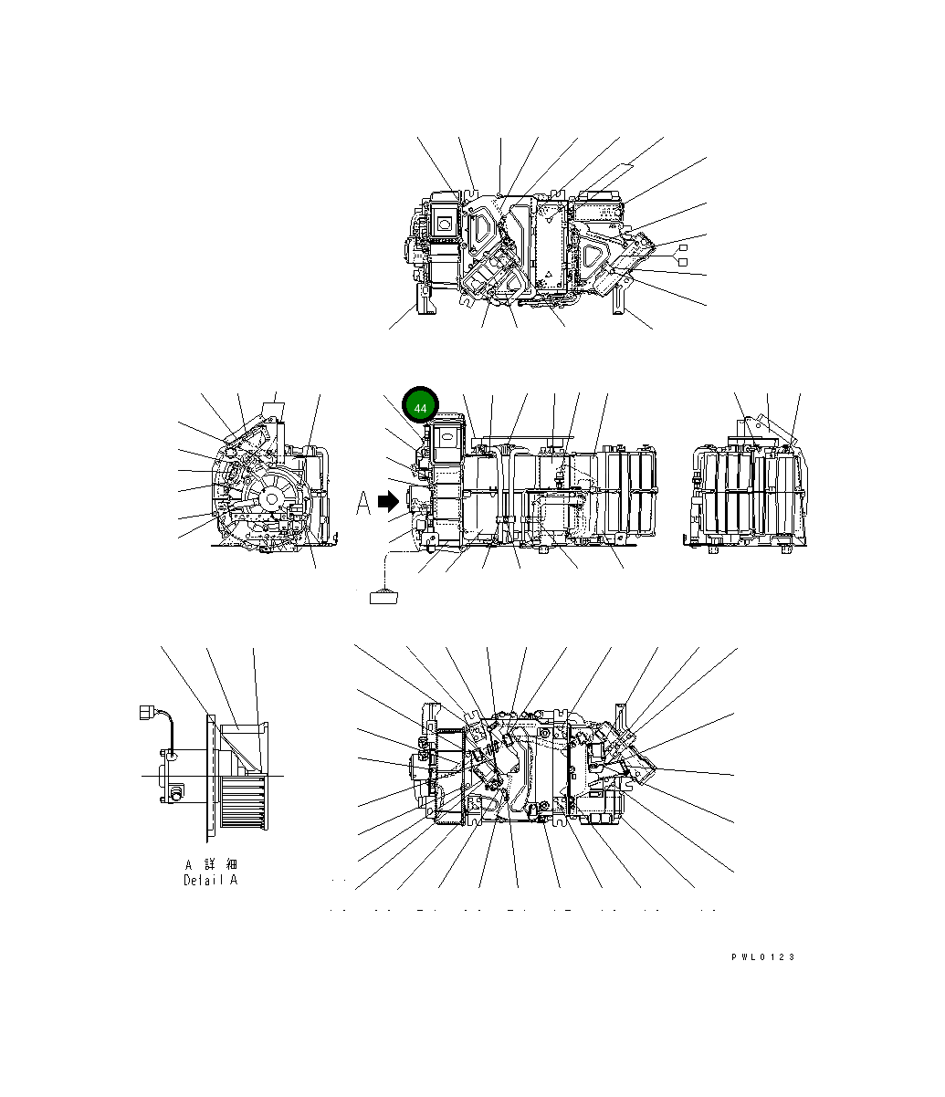 Винт TW012554-0840 Komatsu