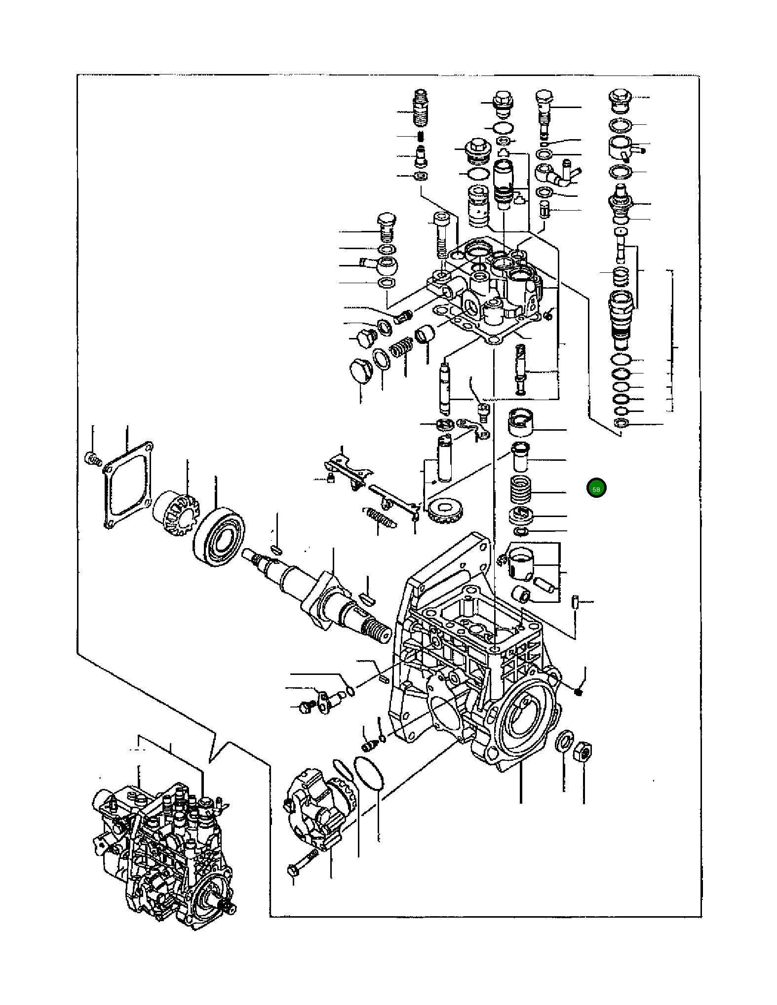 Втулка YM158560-51511 Komatsu