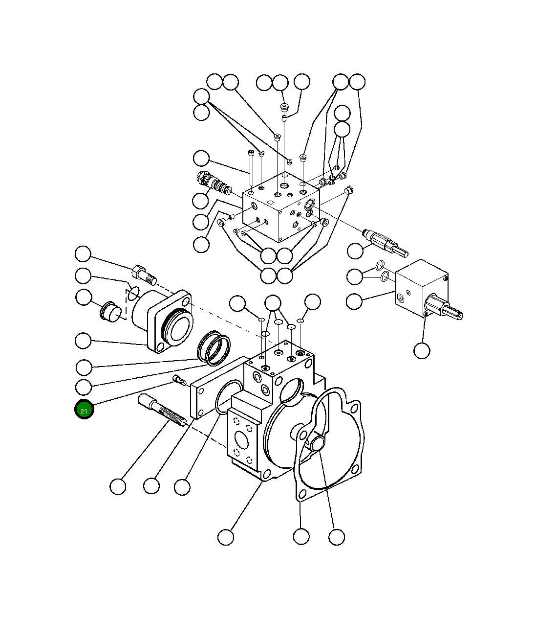 Винт с цилиндрической головкой VE9601 Komatsu
