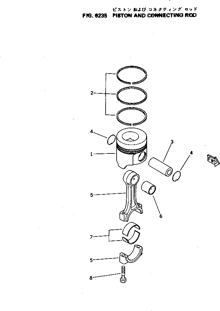 Втулка YM119810-23100 Komatsu