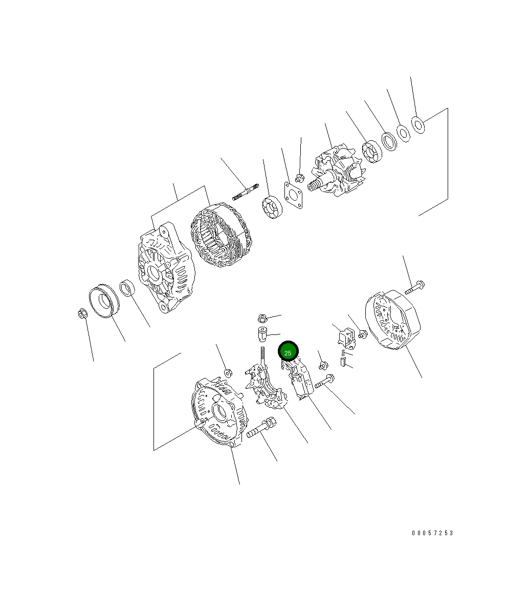 Втулка YM119620-79340 Komatsu