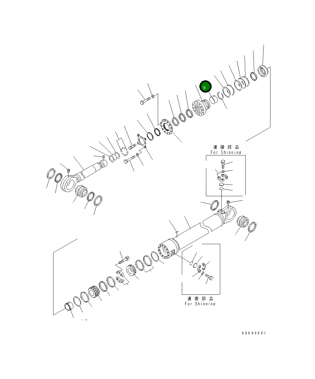 Втулка 707-52-91451 Komatsu