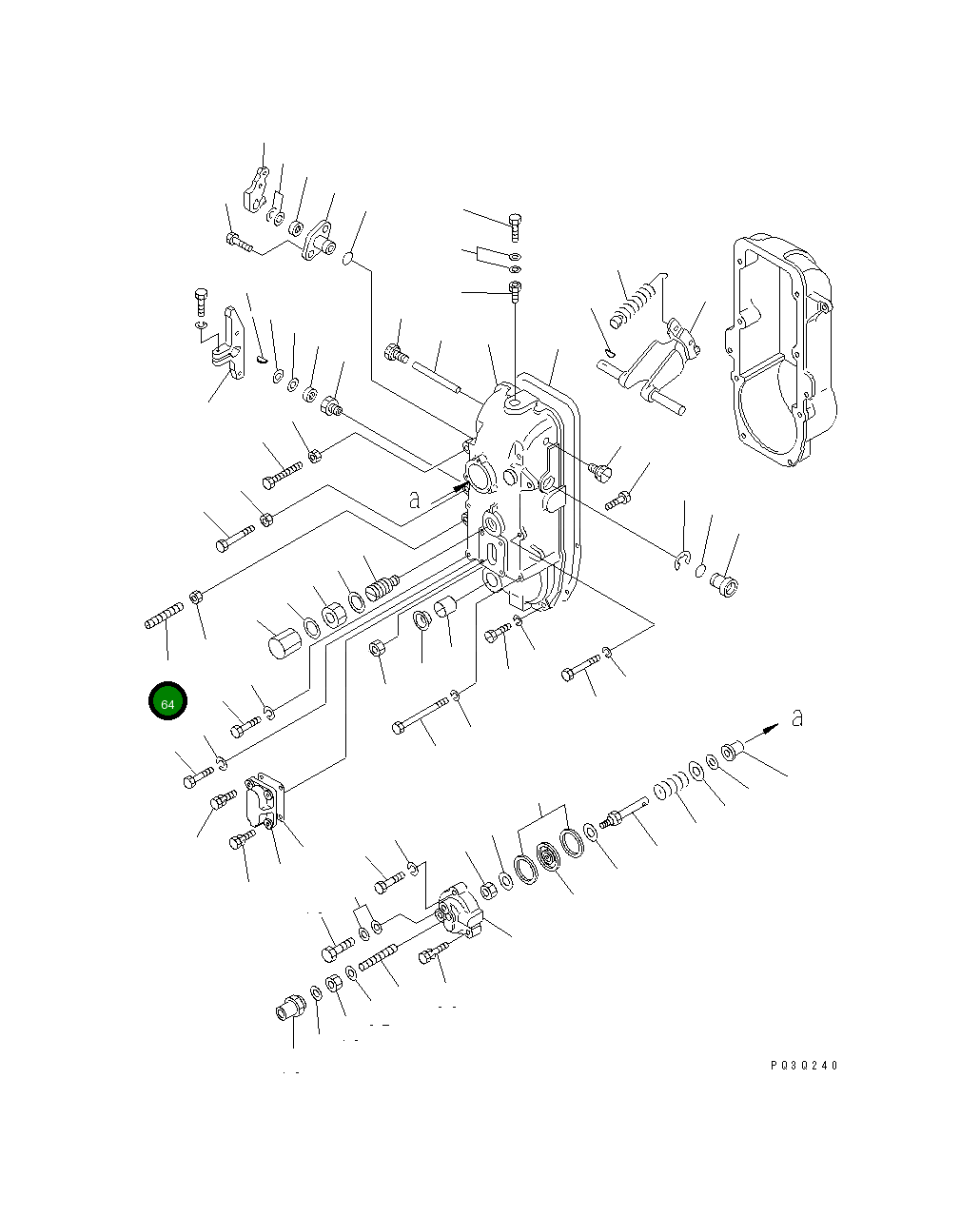 Винт DK154010-9400 Komatsu