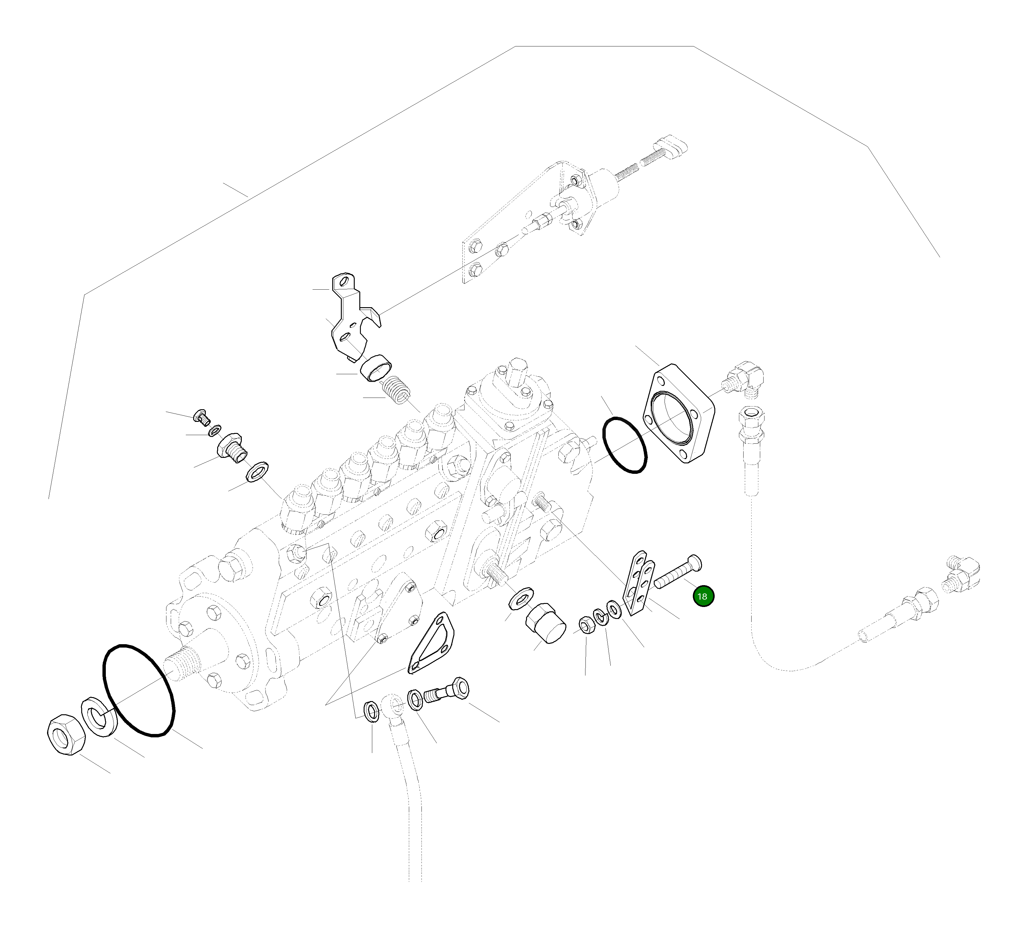Винт CU3920929 Komatsu