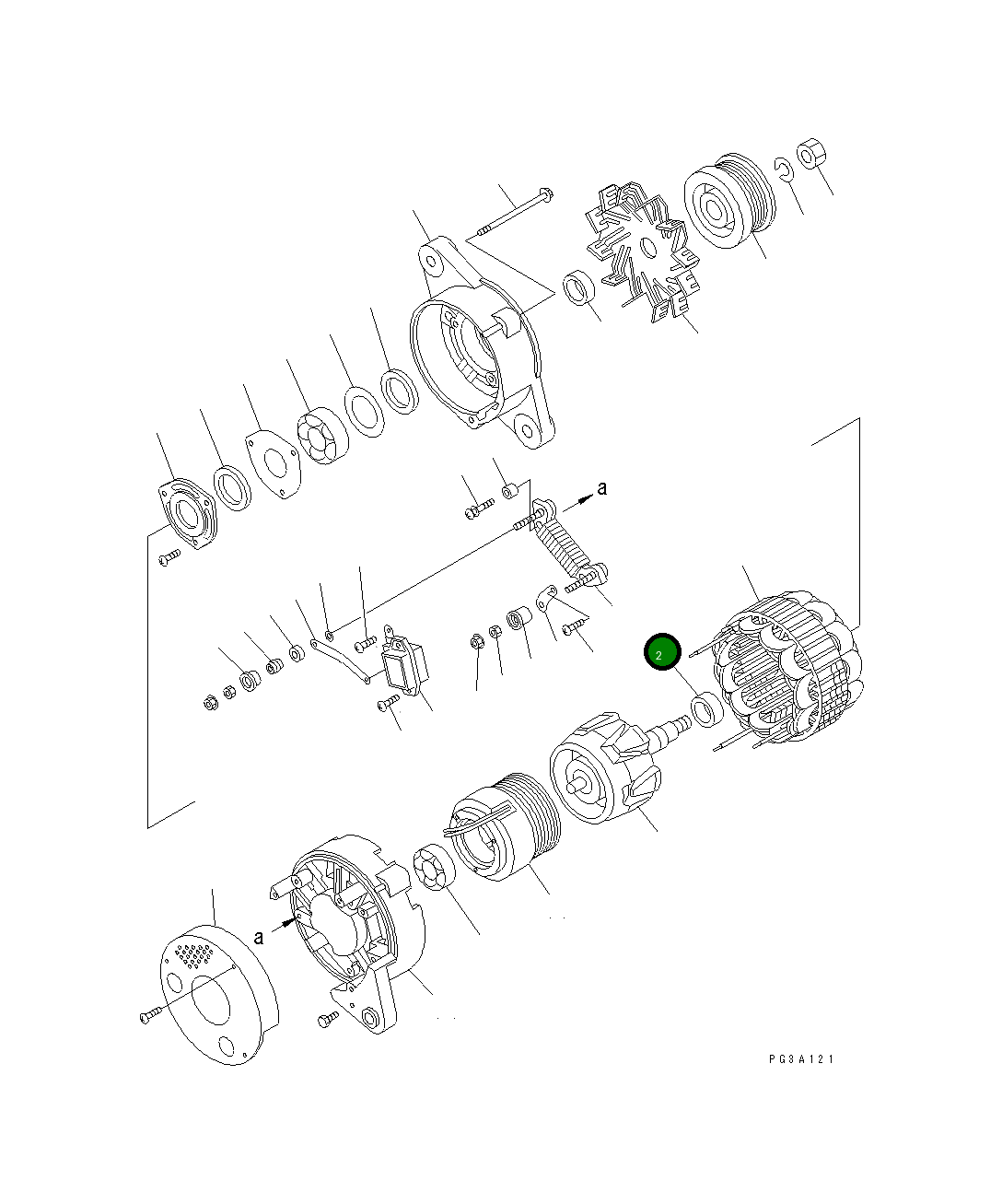 Втулка KD0-35923-0160 Komatsu