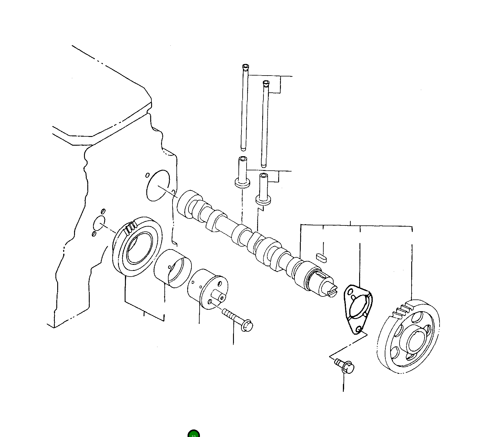 Втулка YMR000185 Komatsu