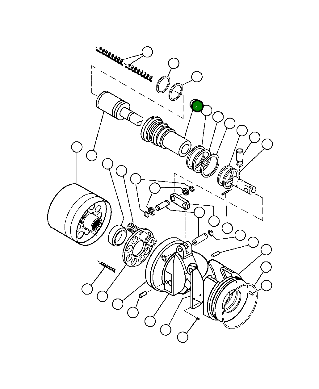 Втулка VE9578 Komatsu