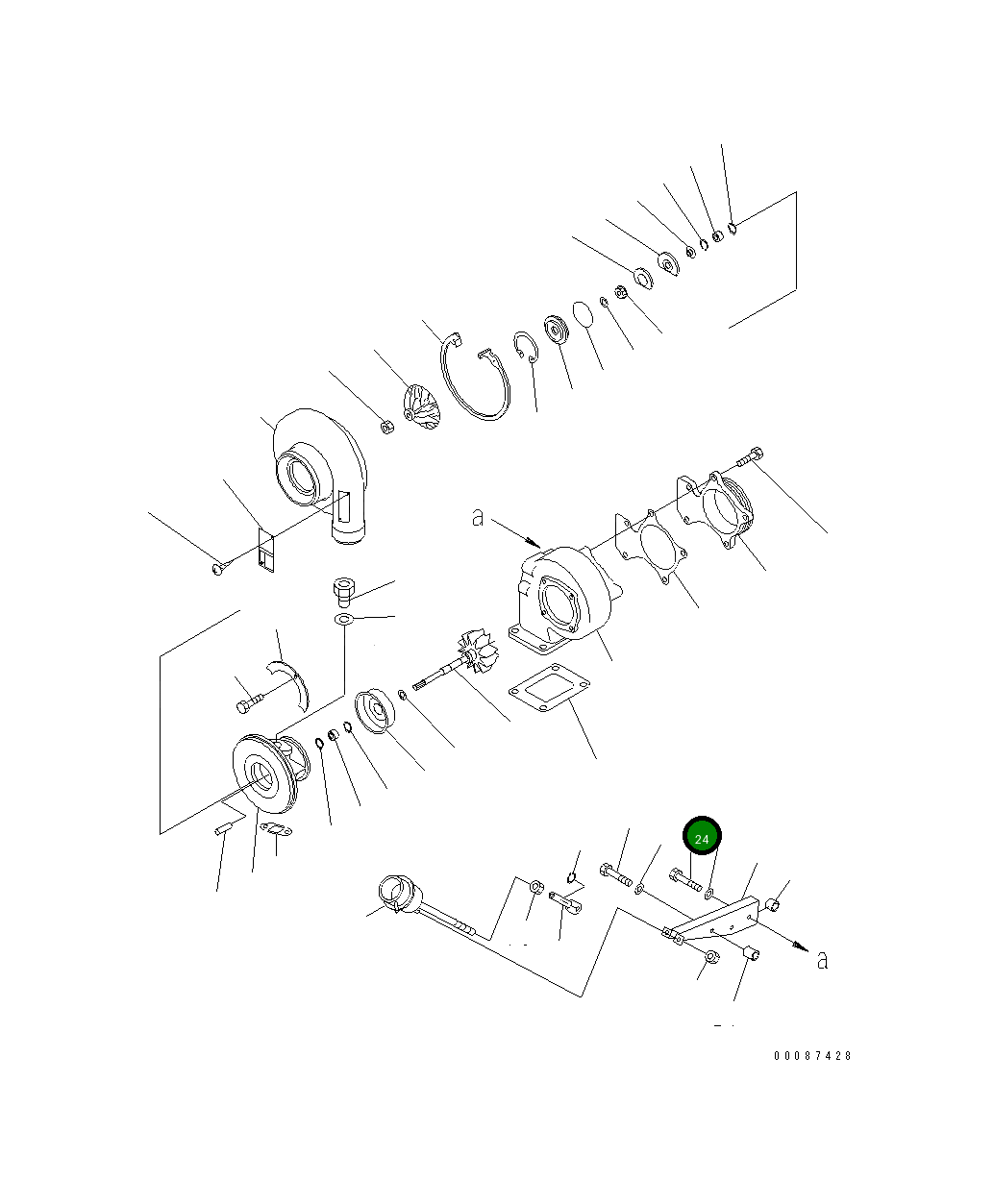 Винт 6735-81-8370 Komatsu