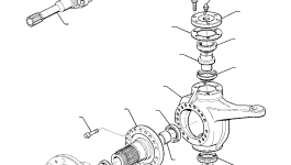 Винт MIB070374 Komatsu