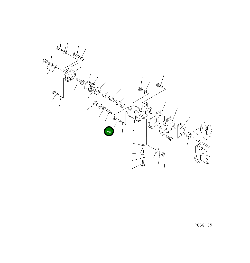 ВинтВ 26MM DK154404-1600 Komatsu