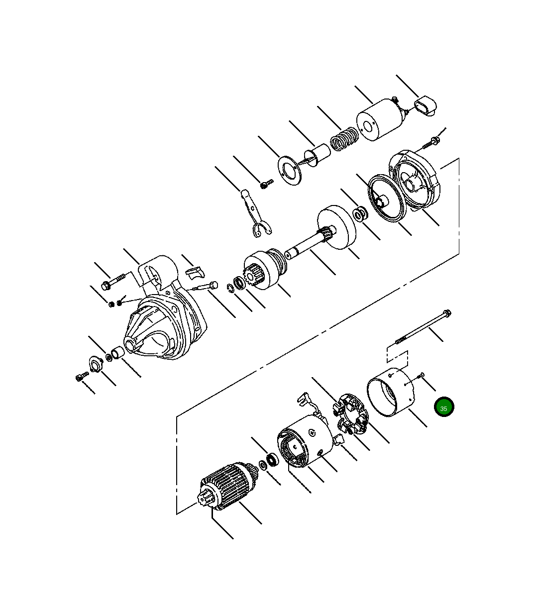 Винт YM12125477790 Komatsu