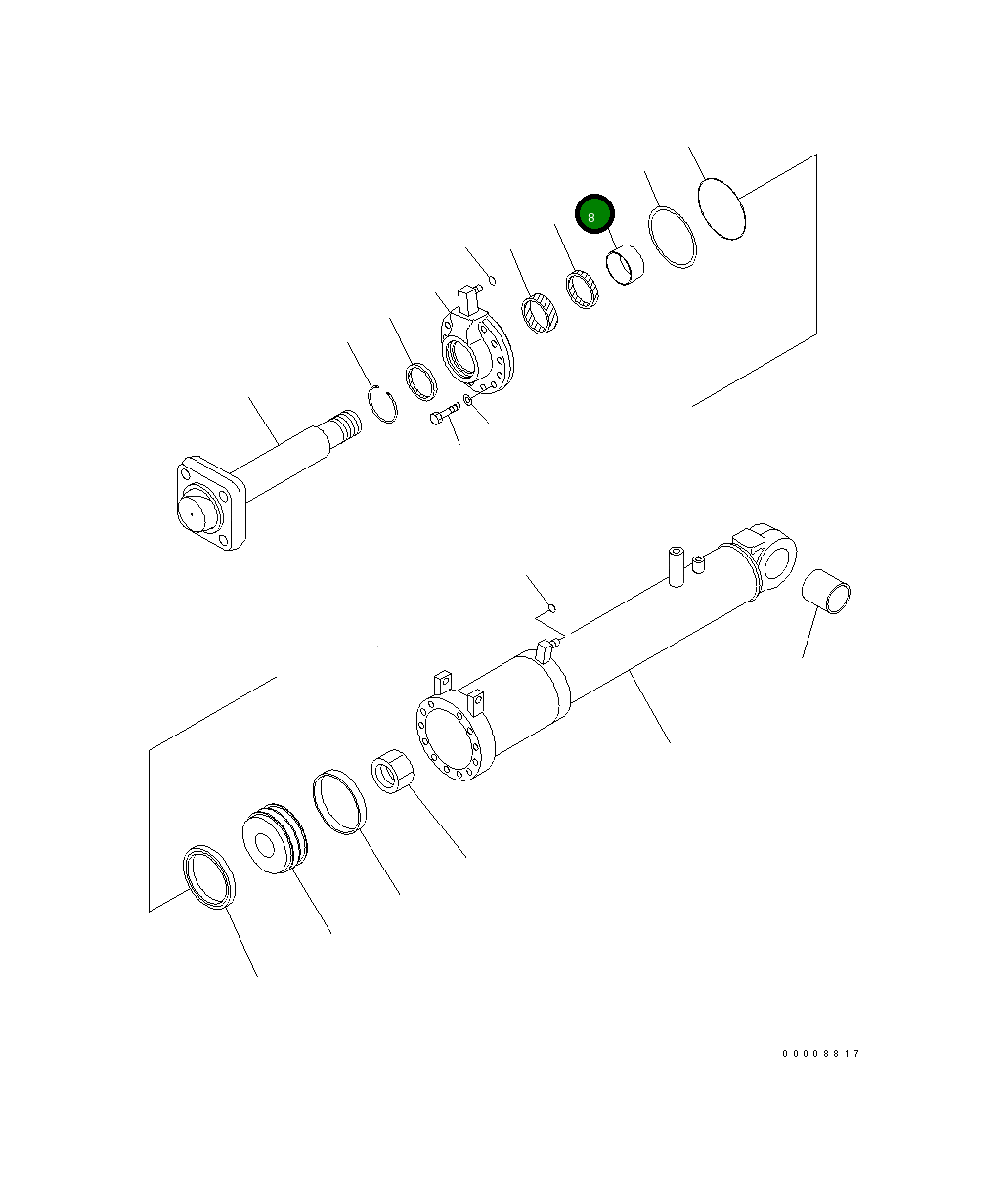 Втулка 707-52-90520 Komatsu