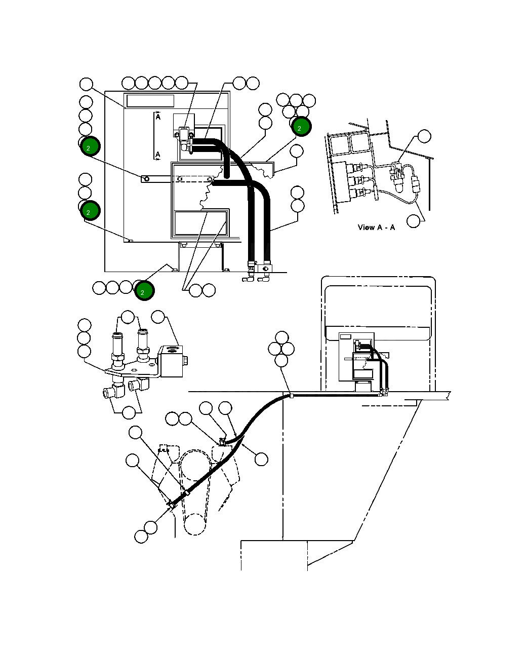 Винт с цилиндрической головкой - M10 X 1.50 X 25 MM0042 Komatsu