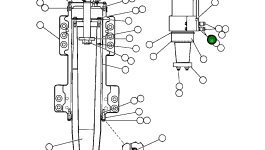 Гайка - 1 1/2" - 6NC WA0404 Komatsu