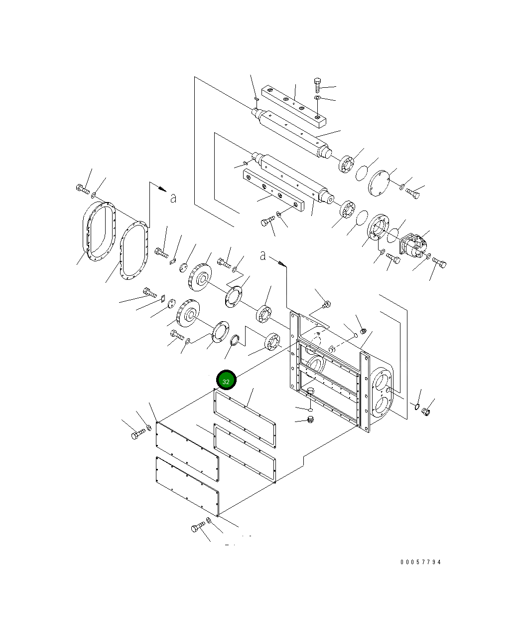 Втулка 8206-72-1350 Komatsu