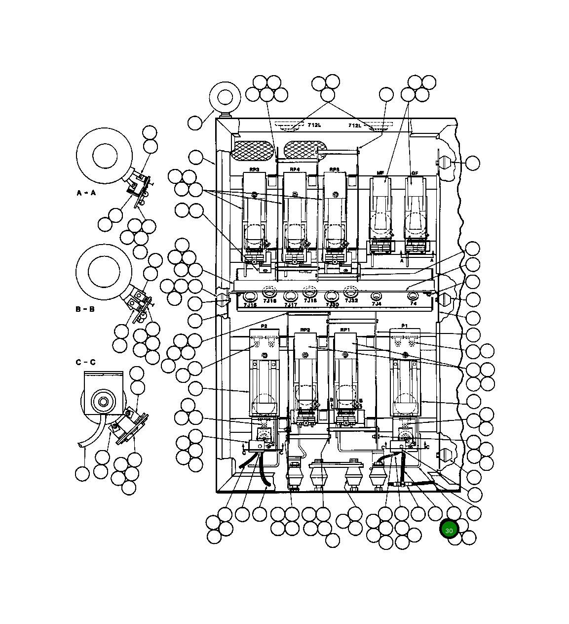Винт с цилиндрической головкой - 3/8" - 16NC X 1 1/2" VC8762 Komatsu