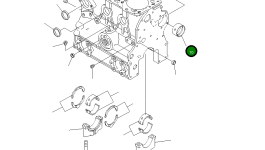 Втулка YM119624-02410 Komatsu