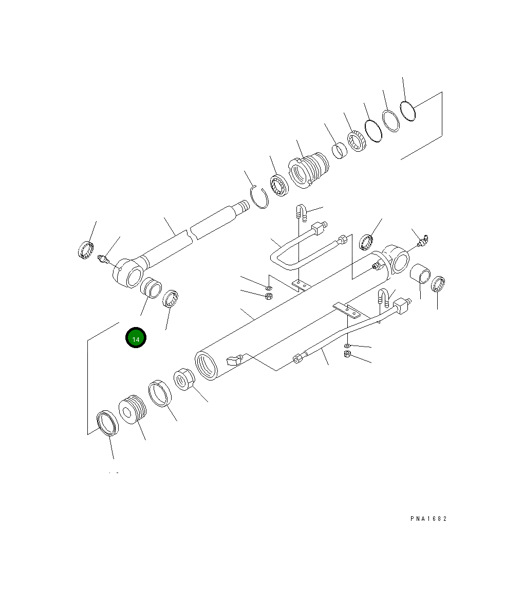 Втулка 707-76-60620 Komatsu