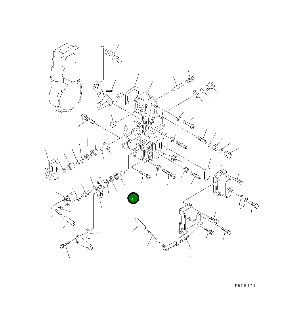 Втулка DK154321-2000 Komatsu