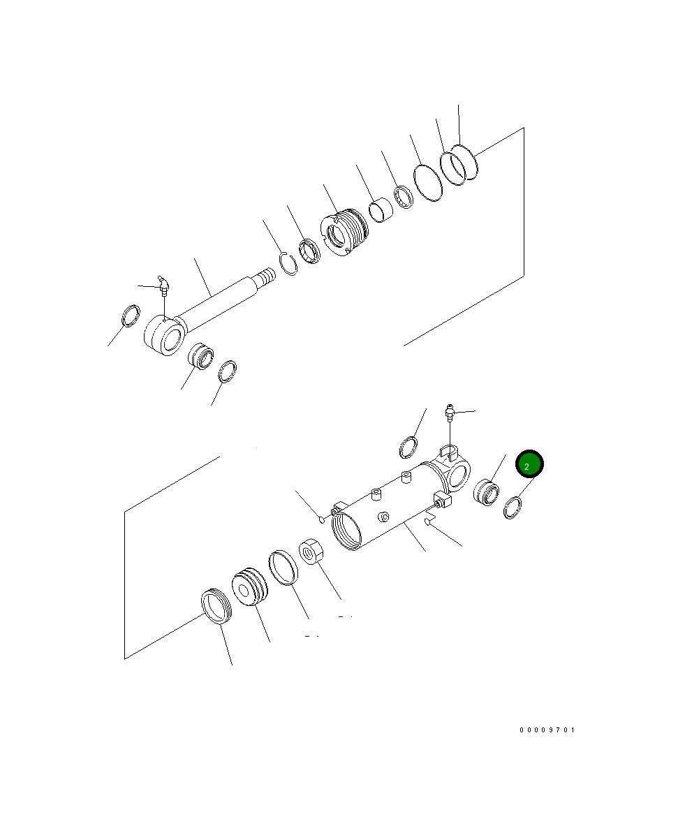 Втулка 721-76-50020 Komatsu