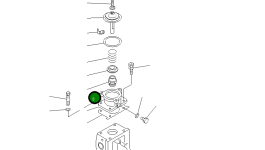 Втулка DK154415-1200 Komatsu