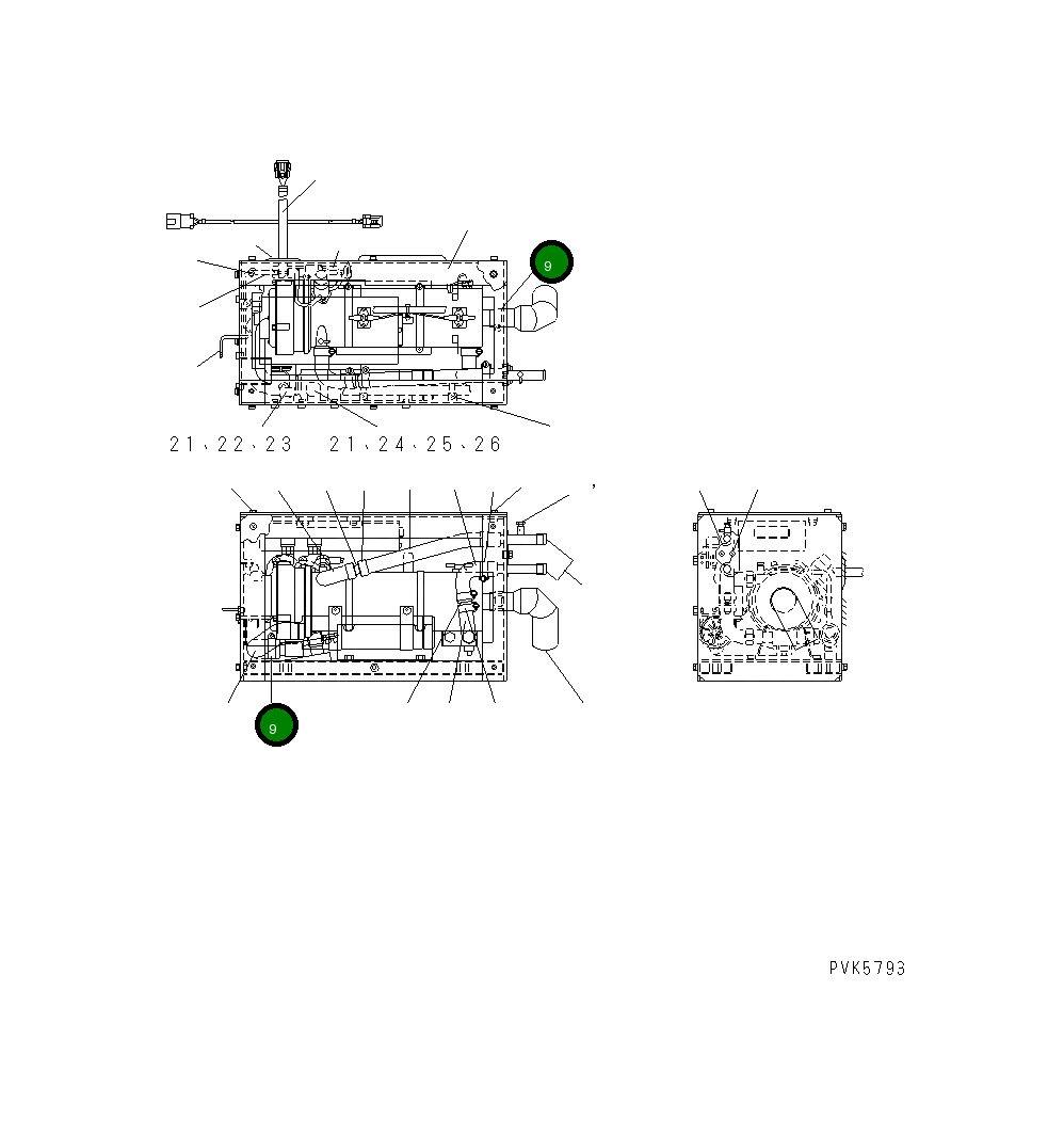 Винт MKCW2=0510 Komatsu