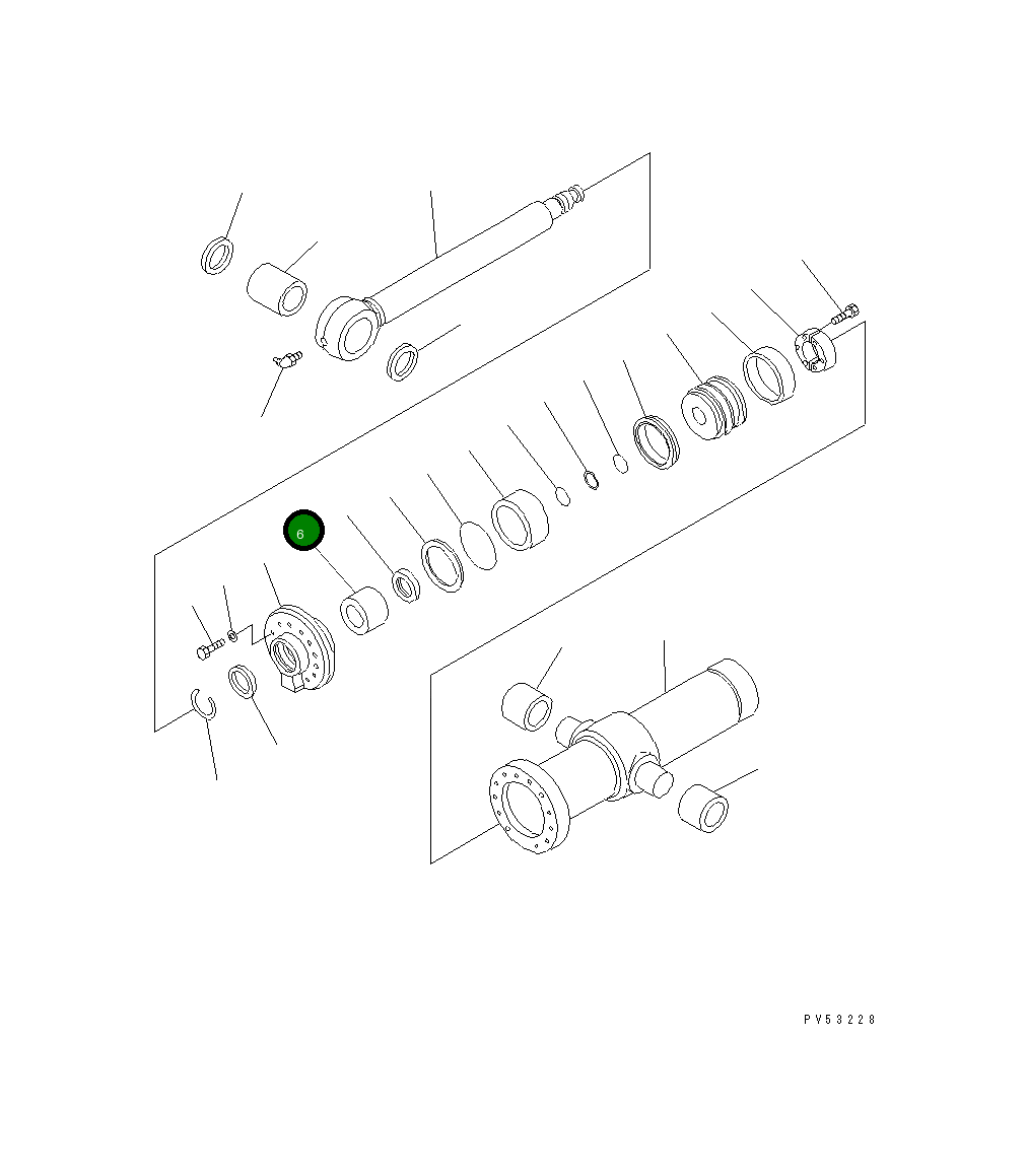 Втулка 707-52-11010 Komatsu