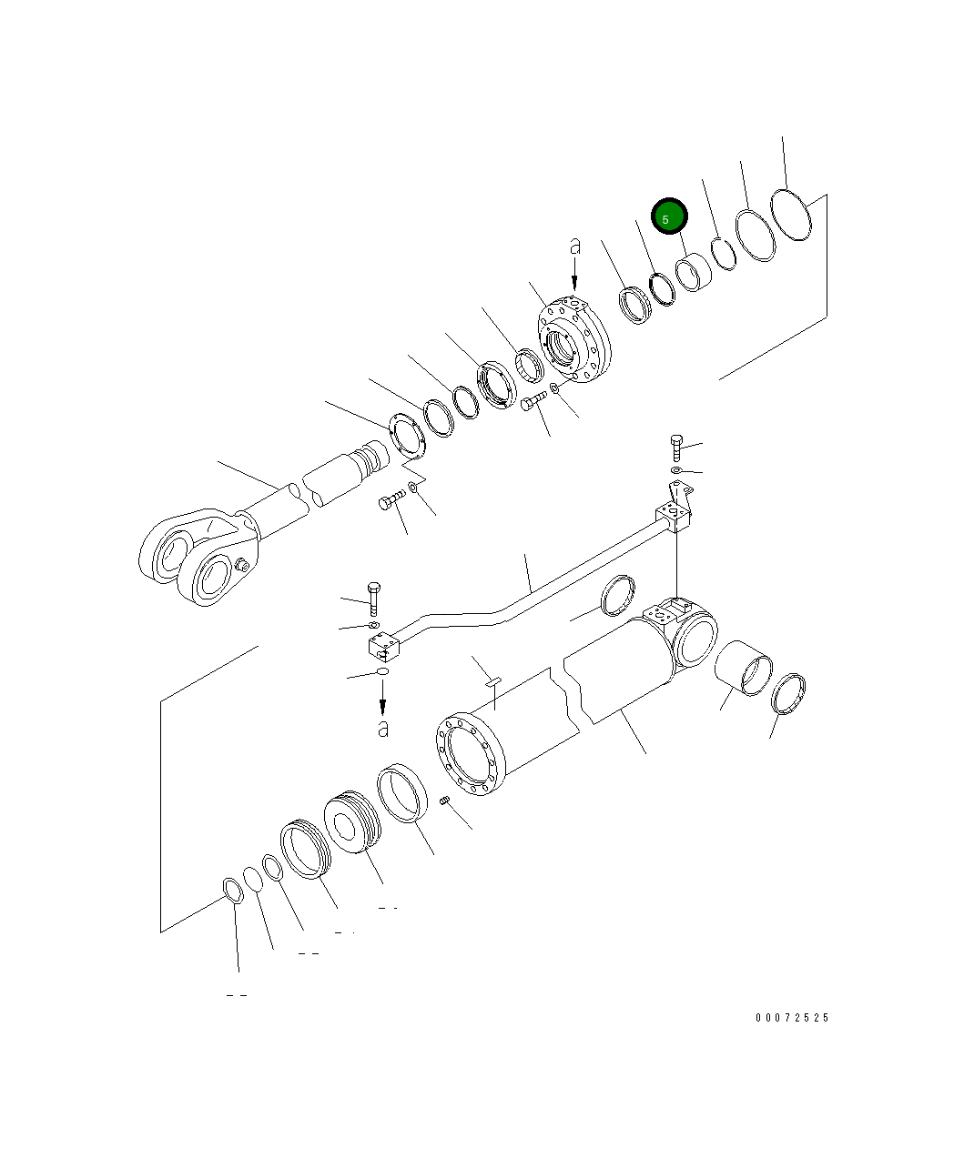 Втулка 707-52-90951 Komatsu