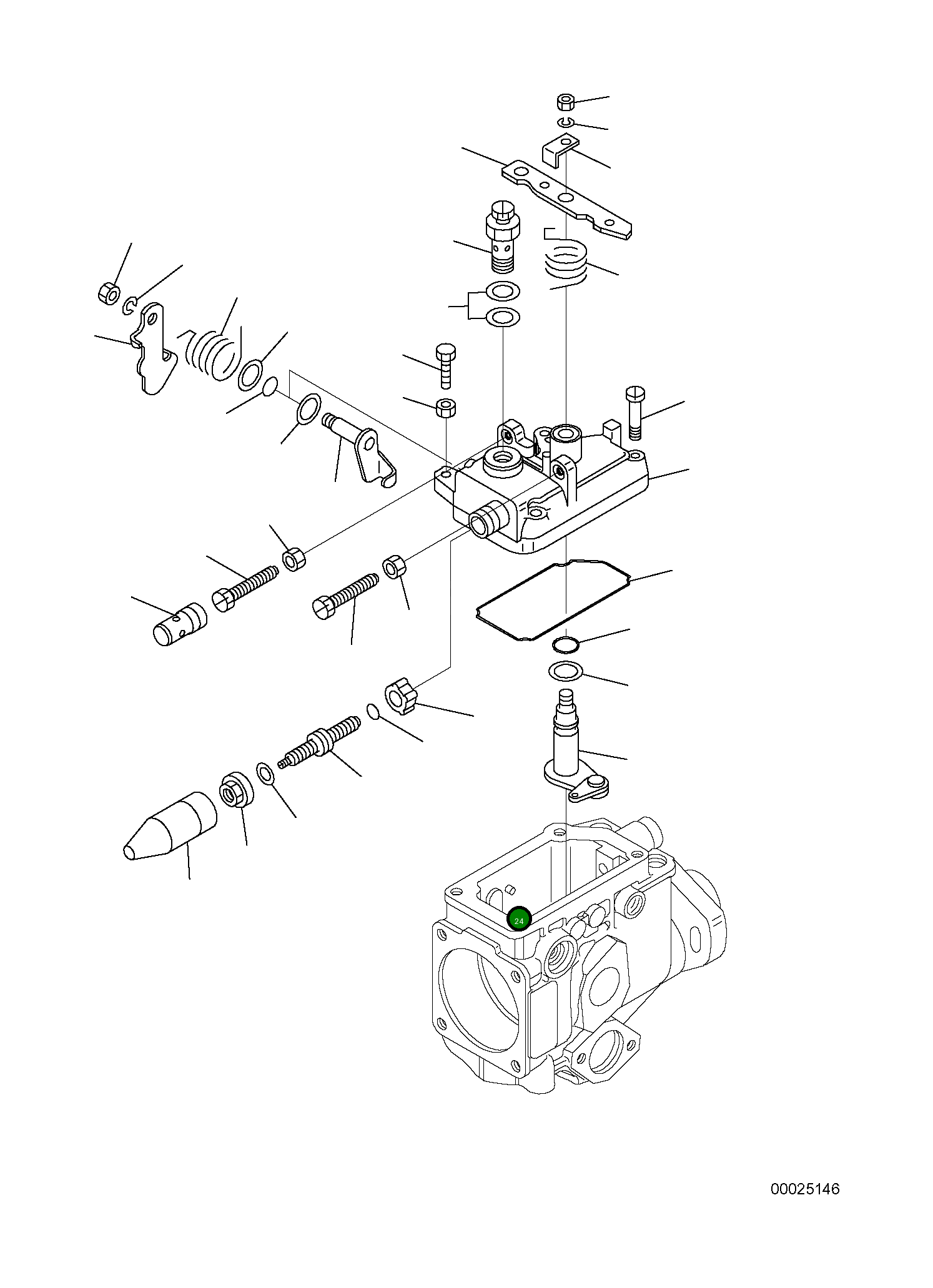 Винт DK146545-4800 Komatsu