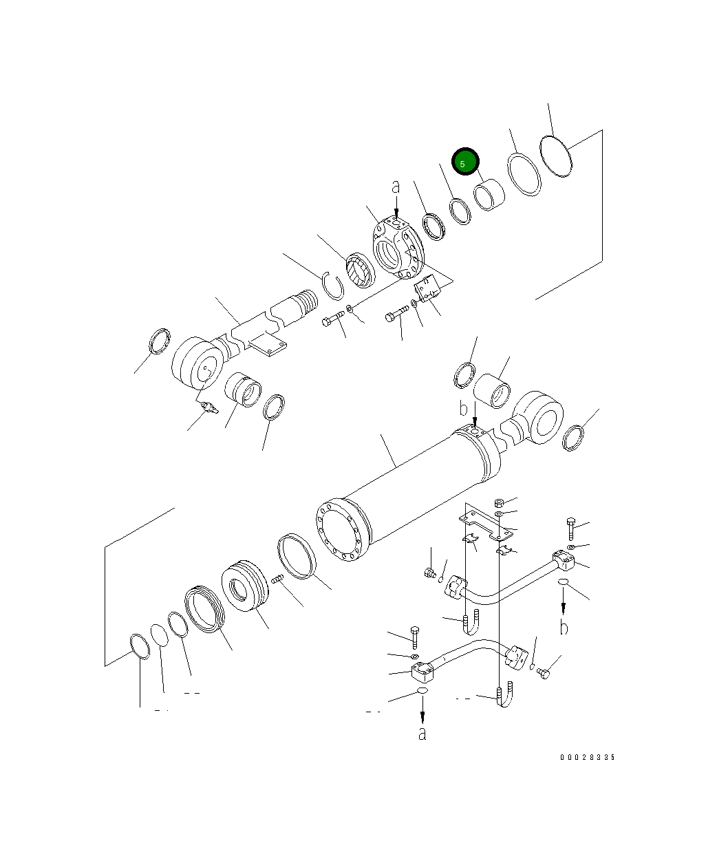 Втулка 707-52-90760 Komatsu