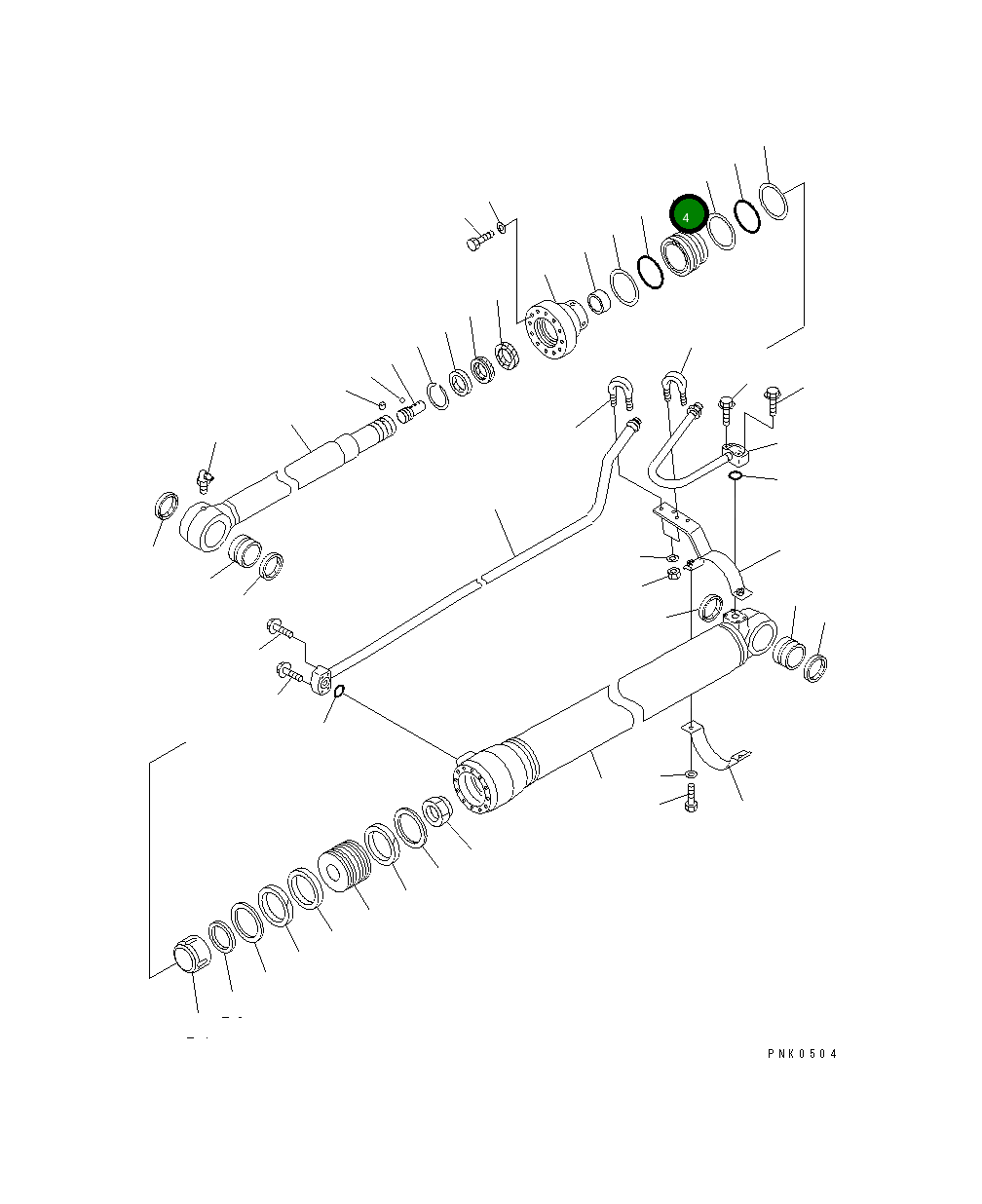 Втулка 707-71-32660 Komatsu
