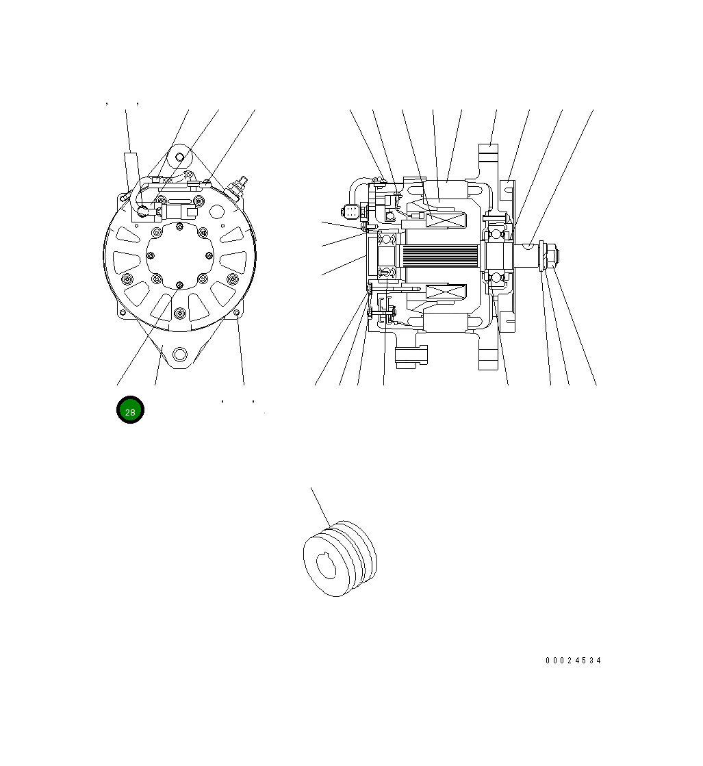 Винт KD0-0056-05122 Komatsu