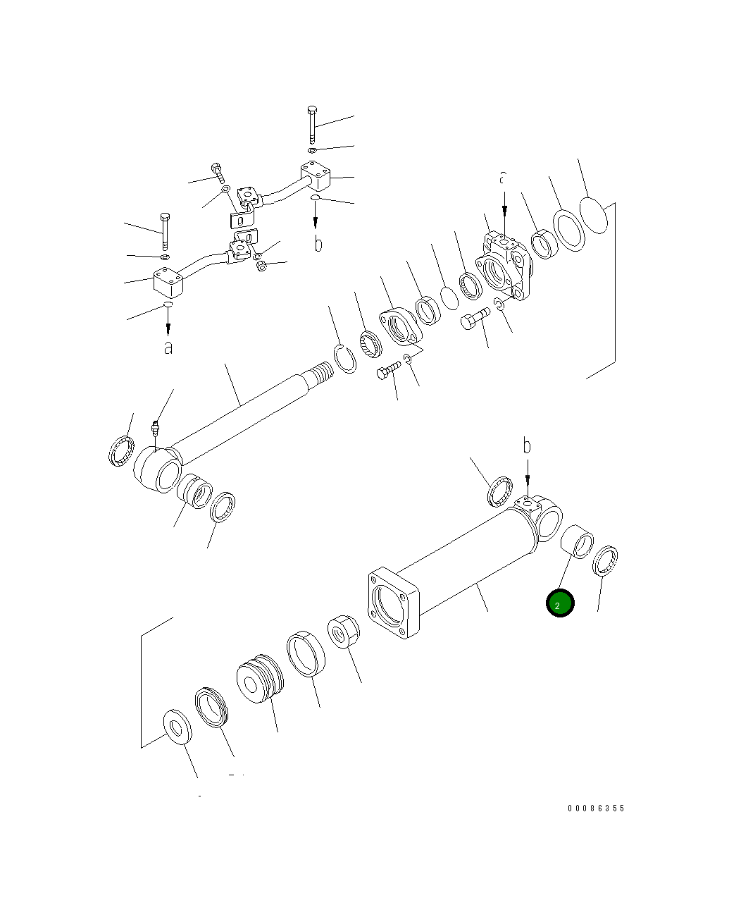 Втулка 707-76-70260 Komatsu