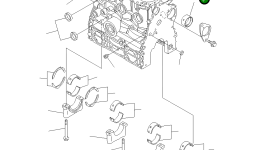 Втулка YM119717-02410 Komatsu