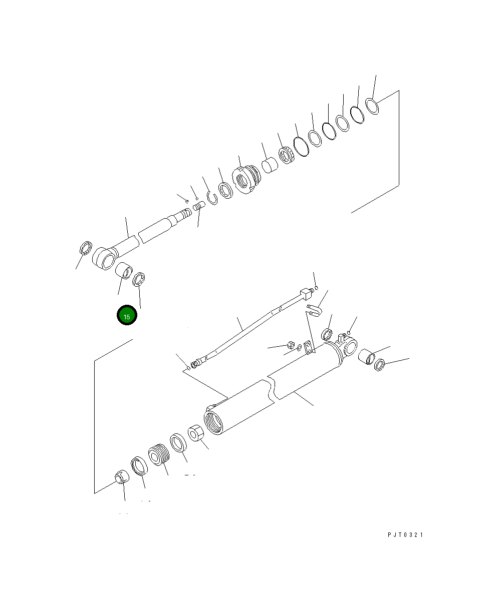 Втулка 707-76-60710 Komatsu