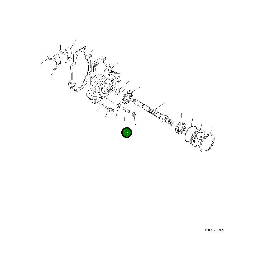 Винт FUTHS-A-8-35 Komatsu