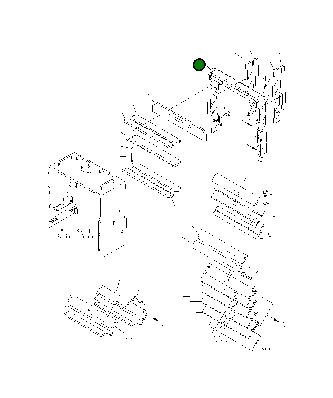 Воздуховод 426-Z84-3211 Komatsu