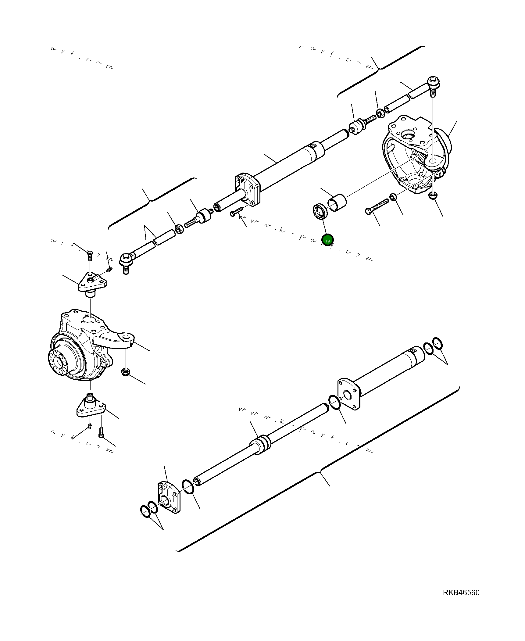 Втулка CA0125390 Komatsu