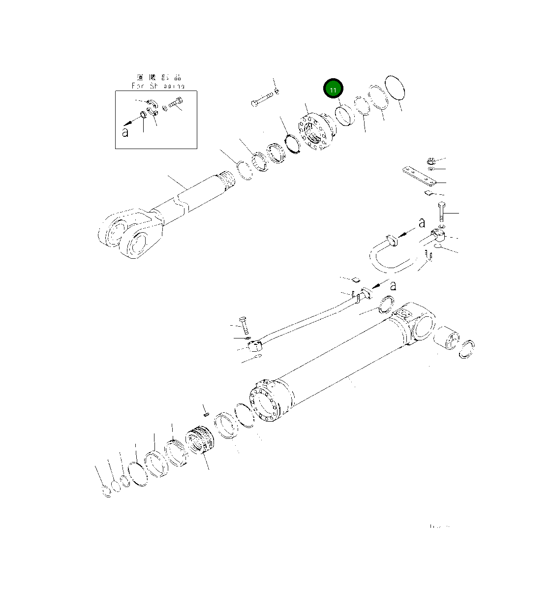 Втулка 707-52-90961 Komatsu