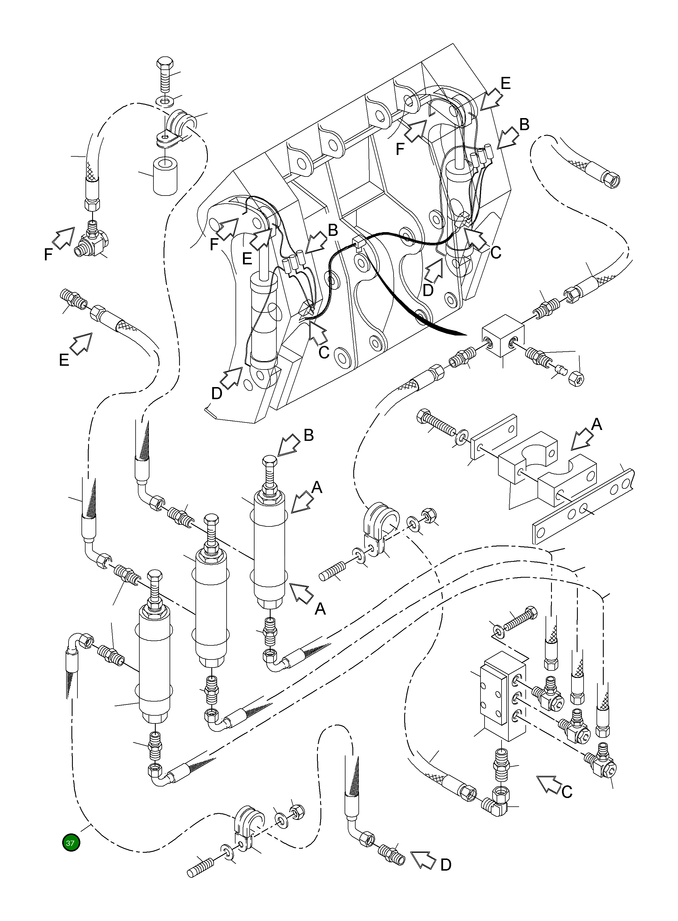 Шланг DN 8 941 602 40 Komatsu