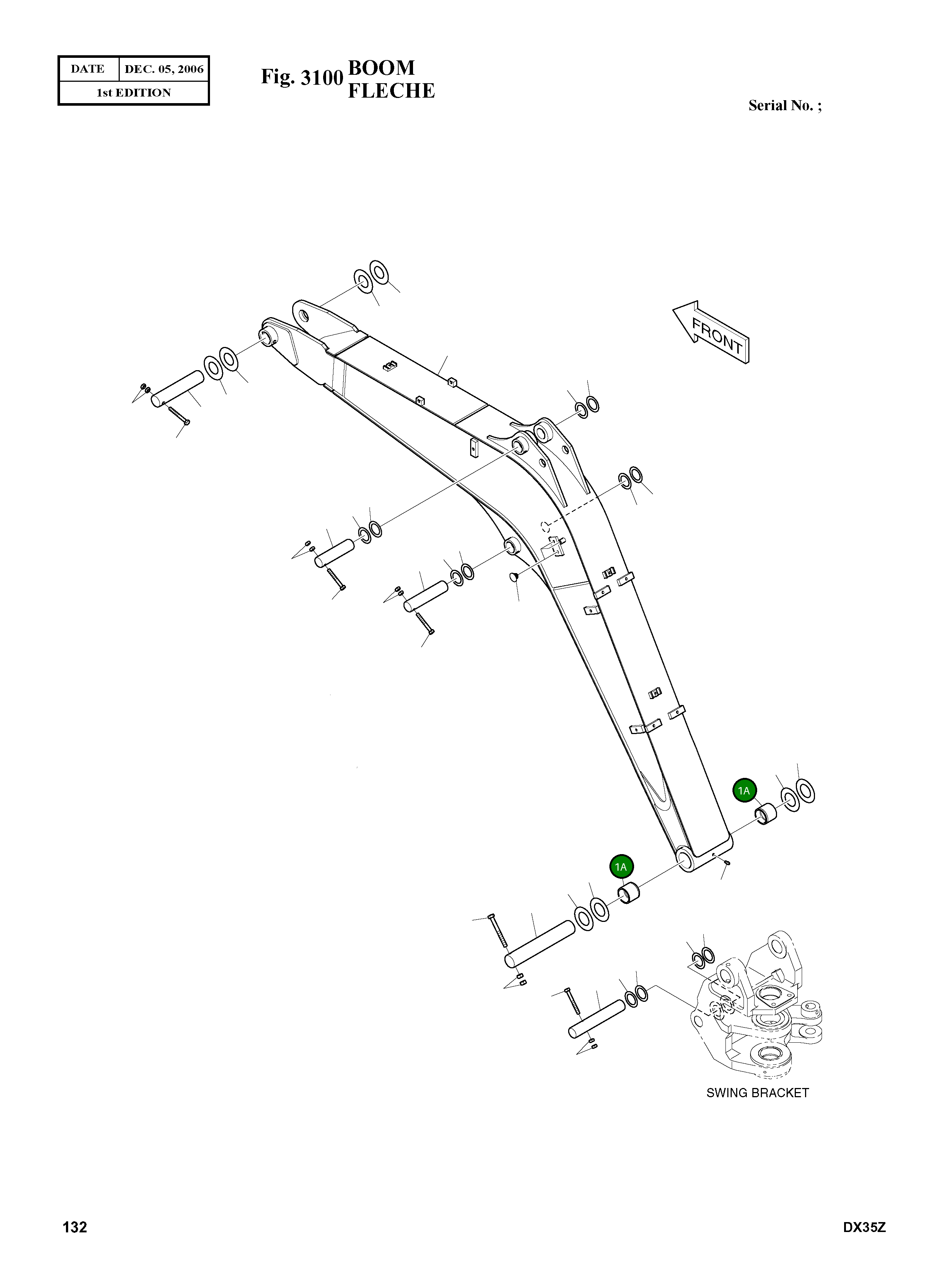 Втулка K1014484 Komatsu