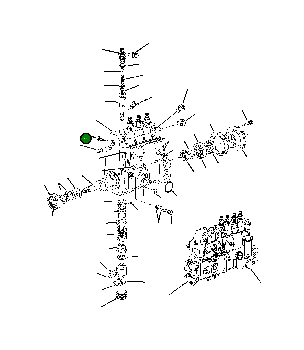 Винт YMX13122-60300 Komatsu