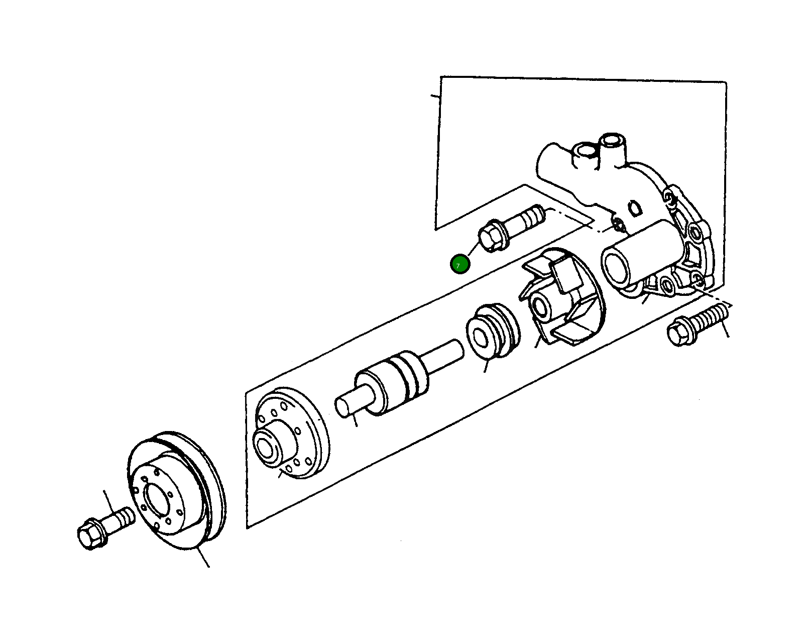 Винт 4918060M1 Komatsu