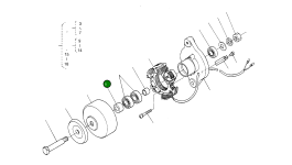 Втулка 6C040-8286-0 Komatsu