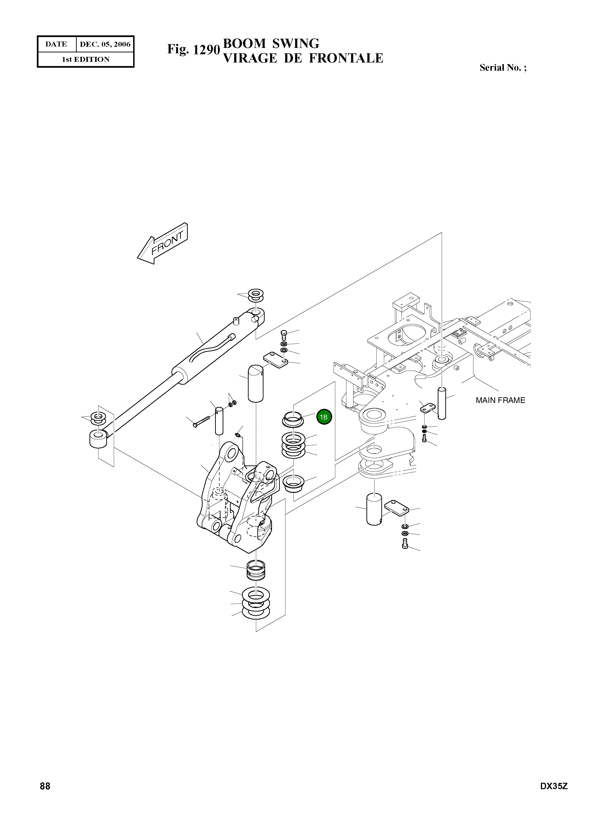 Втулка K1026347 Komatsu